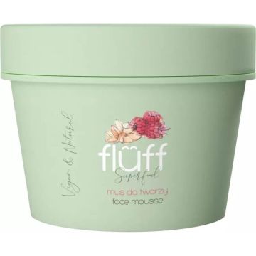 Fluff Почистваща пяна за лице - Малини с бадеми 50 мл