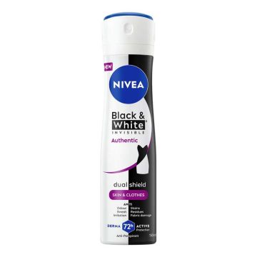 Nivea Deo Invisible on Black & White Authentic Спрей против изпотяване за жени 150 мл