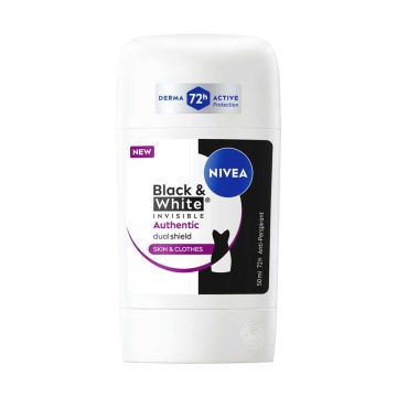 Nivea Deo Invisible on Black & White Authentic Стик против изпотяване за жени 50 мл