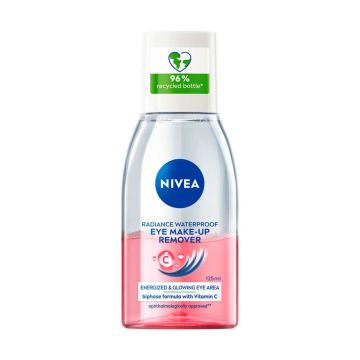Nivea Vit C Двуфазен лосион за премахване на водоустойчив околоочен грим 125 мл