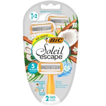BIC Soleil Escape Sandalwood & Coconut Дамска самобръсначка х 2 броя
