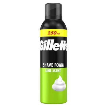 Gillette Lime Пяна за бръснене с лайм 250 мл