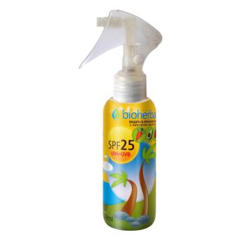 Bioherba Слънцезащитно олио с масла от малина, морков и кокос SPF25 150 мл