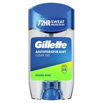 Gillette Power Rush Гел дезодорант против изпотяване за мъже 70 мл