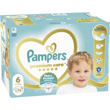 Пелени Pampers Premium Care Размер 6 XL 76 бр