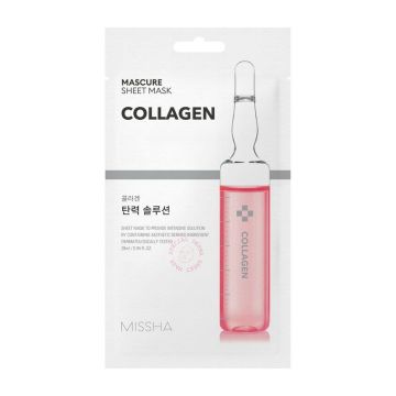 Missha Mascure Collagen Sheet Mask Текстилна маска за лице с колаген 19 г