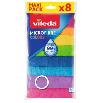 Vileda Colors Микрофибърни кърпи х 8 броя
