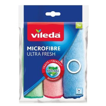 Vileda Ultra Fresh Микрофибърна кърпа х 3 броя