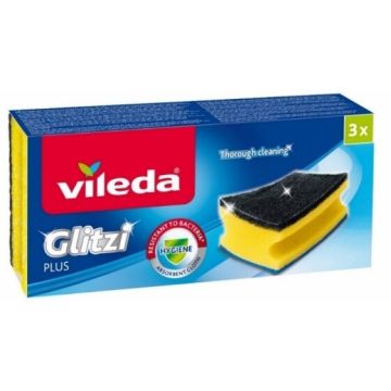 Vileda Glitzi Plus Кухненска гъба х 3 броя