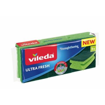 Vileda Ultra Fresh Кухненска гъба х 3 броя 