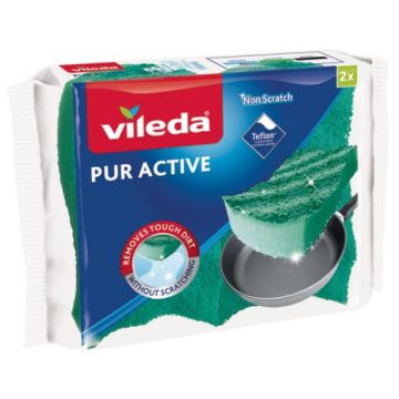 Vileda Pur Active Домакинска гъба х 2 броя