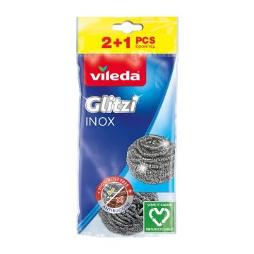 Vileda Inox Домакинска тел 2+1 броя