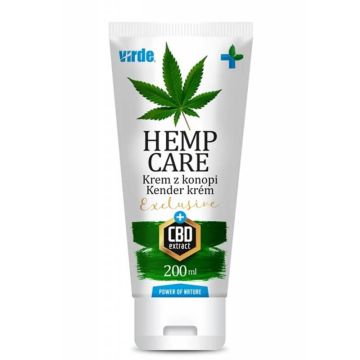 Virde Hemp Care Exclusive Крем с конопено масло + CBD екстракт 200 мл