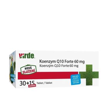 Virde Koenzym Q10 Forte Коензим Q10 Форте 60 мг х 45 таблетки 