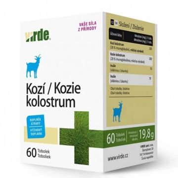 Virde Kozí kolostrum Коластра (от козе мляко) 200 мг 60 капсули
