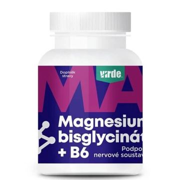 Virde Magnesium bisglycinat + B6 Магнезий (бисглицинат) + витамин В6 90 капсули