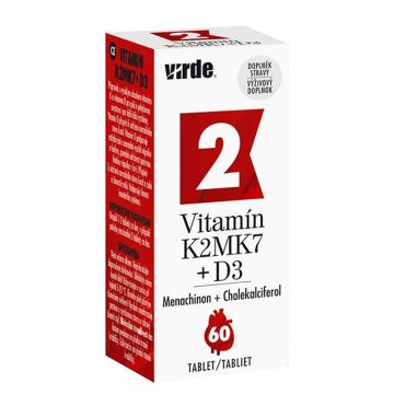 Virde Vitamin K2+ D3 Витамин K2 + D3 60 таблетки