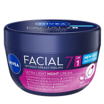 Nivea Facial нощен крем с ший и В5 100 мл