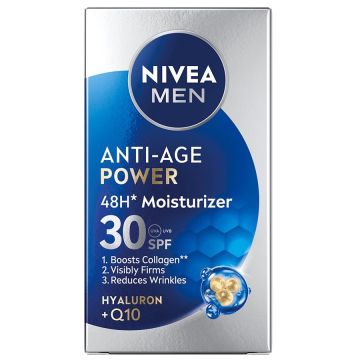 Nivea men Anti-age Hyaluron + Q10 Крем за лице SPF30 50 мл