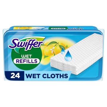 Swiffer Мокри кърпи за почистване на под цитрус 24 бр
