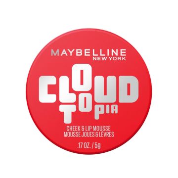 Maybelline Cloudtopia Кремообразен руж и червило 2в1, Нюанс 03 Divine Crimson