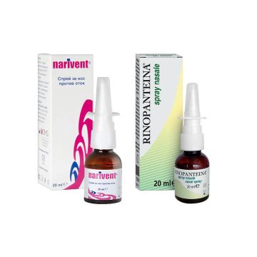 Narivent Спрей за нос против оток 20 мл DMG Italia + Rinopanteina Nasal Spray Спрей за нос 20 мл DMG Italia Комплект