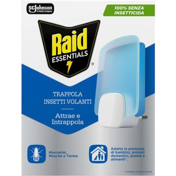 Raid Essentials Електрически капан за летящи насекоми с лепило