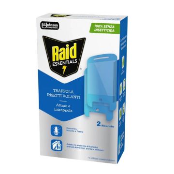 Raid Essentials Пълнител за електрически капан за летящи насекоми с лепило