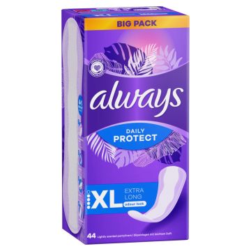 Always Daily Protect Long Ежедневни дамски превръзки XL х 44 бр.