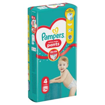 Pampers Active baby Maxi Пелени-гащички Размер 4 х 54 бр