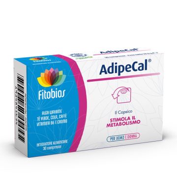 AdipeCal За контрол на теглото и добър метаболизъм х 30 таблетки Fitobios