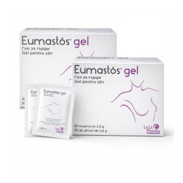 Eumastos  Гел за гърди х 30 сашета Lo.Li. Pharma 2 бр. Комплект