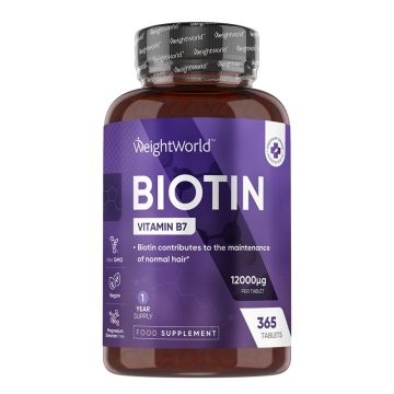 Weight World Биотин 12000 μg х 365 таблетки