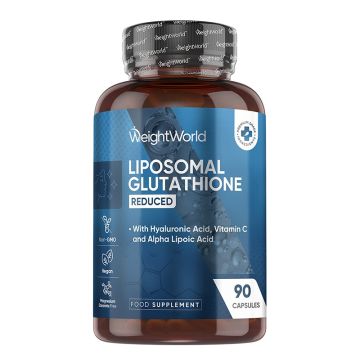 Weight World Глутатион (липозомен) с хиалуронова киселина , витамин C + алфа липоева киселина х 90 капсули