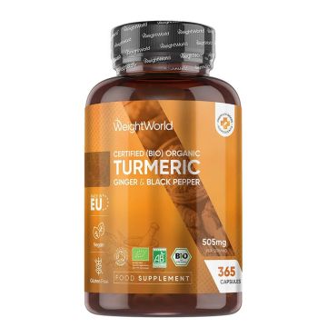 Weight World Куркума с джинджифил и черен пипер х 365 капсули