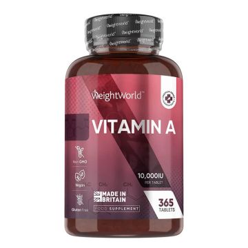 Weight World Витамин A 10 000 IU/ 3000 µg х 365 таблетки