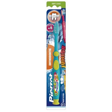 Pierrot Детска ортодонтска четка за зъби 8+ години Soft