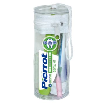 Pierrot Ортодонтски комплект за пътуване 4 части с несесер