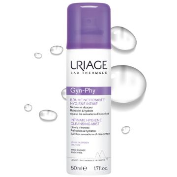 Uriage Gyn-Phy Почистващ аерозол за интимна хигиена 50 мл