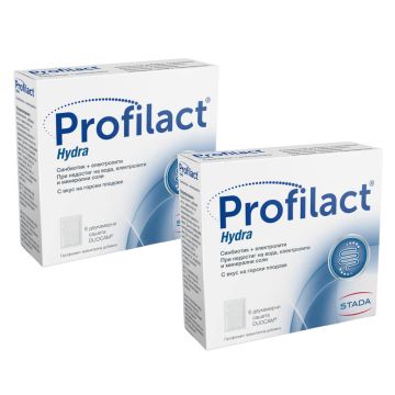 Profilact Hydra за възстановяване загубата на течности 2 х 6 сашета Stada Комплект