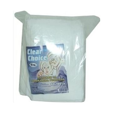 Еднократни чаршафи Clear Choice 80/180 10 бр