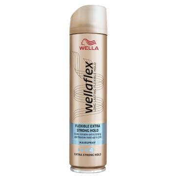 Wella Wellaflex Flexible Extra Strong Hold Лак за коса за екстра силна фиксация 4 250 мл Procter&Gamble