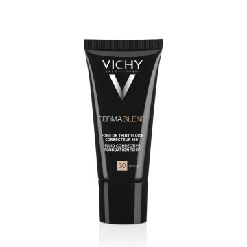Vichy Dermablend Коригиращ фон дьо тен флуид за нормална до смесена кожа 30 бежов SPF35 30 мл
