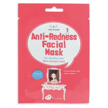 Cettua Anti-Redness Facial Mask Лист маска за лице против зачервявания 1 бр