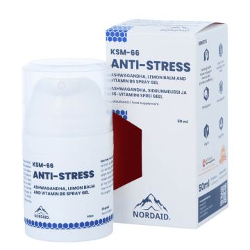 Nordaid KSM-66 Anti-Stress Анти-стрес формула с ашваганда, маточина и витамин Б6 спрей 15 мл