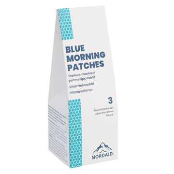 Nordaid Blue Morning Patches Трансдермални пластири с витамини и билкови екстракти х 3 броя