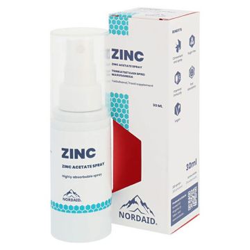 Nordaid Zinc Acetate Spray Цинк (ацетат) спрей 30 мл