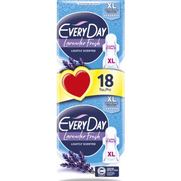 EveryDay XL Lavender Fresh Дамски превръзки х 18 бр