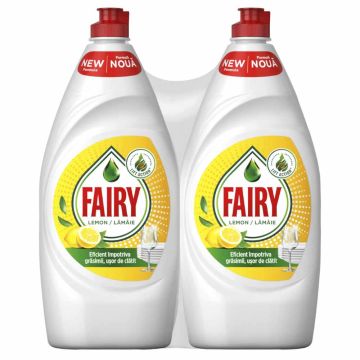 Fairy Лимон препарат за съдове 2 x 750 мл
