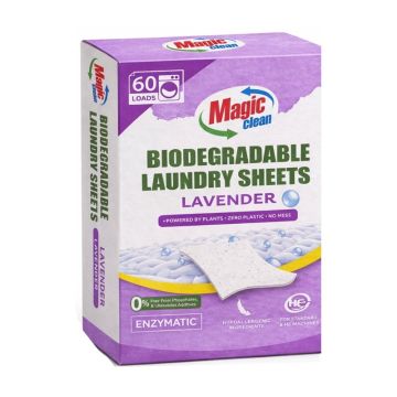 Magic Clean Препарат за пране – листчета Lavender биоразградим до 60 пранета